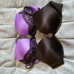 Set of 2 Victoria's secret very sexy push up bra